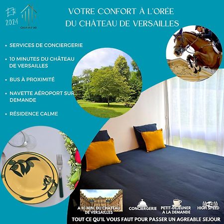 לה שסניי Sejour A 10 Minutes Du Chateau De Versailles Et 20 Minutes De Roland-Garros- Votre Suite Avec Lit King Size מראה חיצוני תמונה